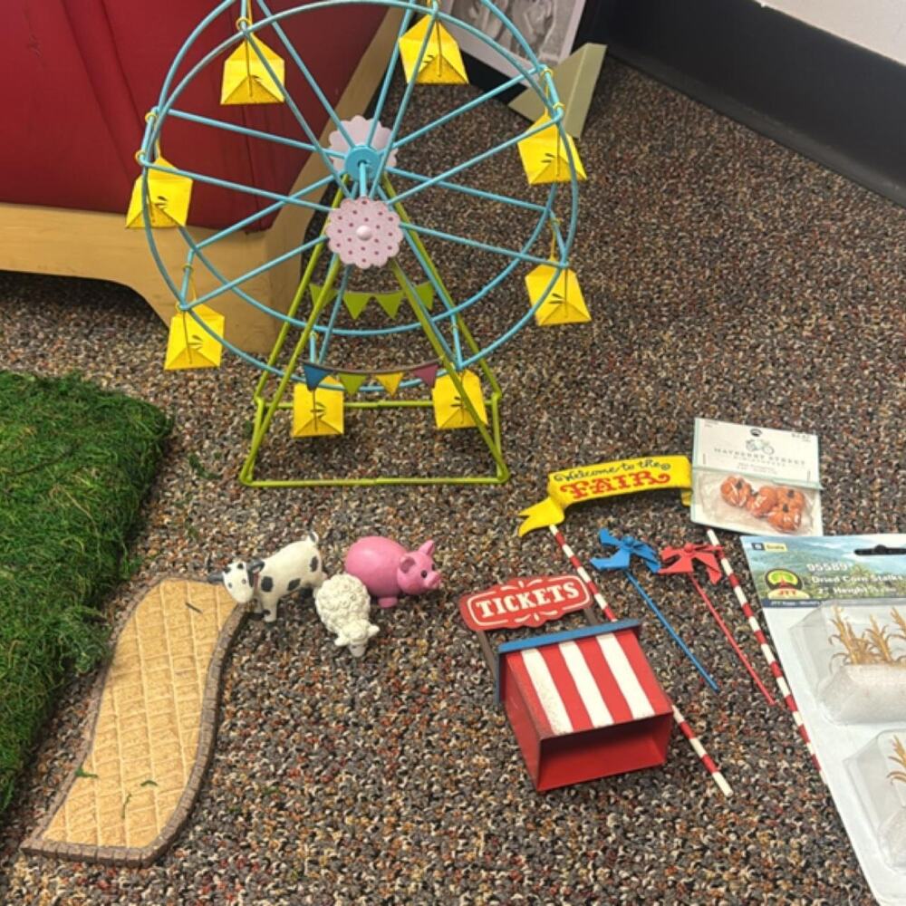 Fairy garden ferris wheel with